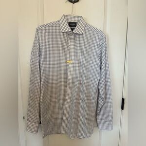 Bonobos Men's Slim Fit Blue Dress Shirt 16 x 36